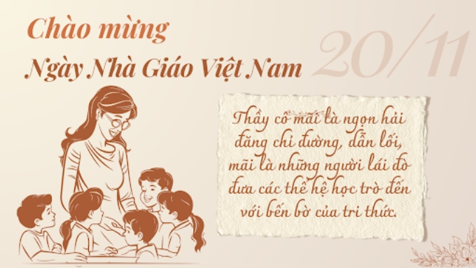Những lời chúc với giọng văn chân thành và ấm áp, giúp bạn gửi trọn tình cảm và sự biết ơn đến Thầy/Cô