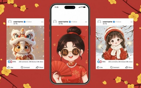 65+ ảnh avatar Tết 2026 cute, đẹp, độc đáo cho điện thoại và máy tính