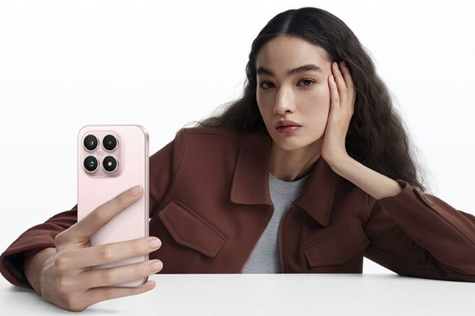 Màu Hồng pastel trên Xiaomi 17 được thiết kế mềm mại và tinh tế, tạo cảm giác thanh lịch