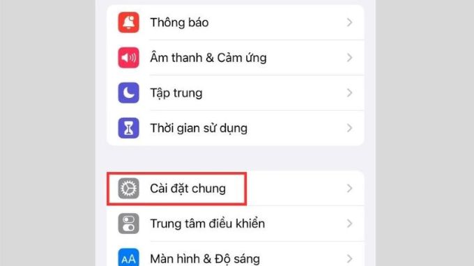 Cập nhật hệ điều hành iOS mới nhất