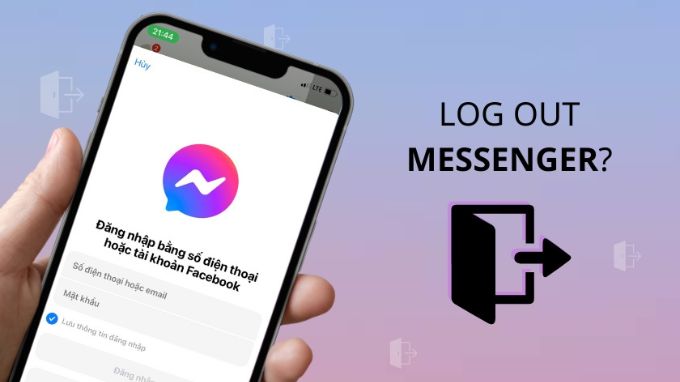 Thoát và đăng nhập lại Facebook, Messenger