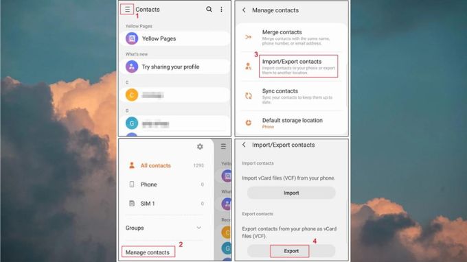 Đối với Samsung và các dòng Android khác