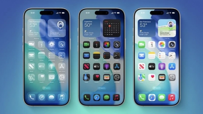 iOS 26 mang đến giao diện “Liquid Glass” với hiệu ứng trong suốt sống động