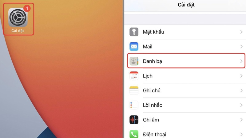 Đồng bộ danh bạ iPhone lên Gmail 