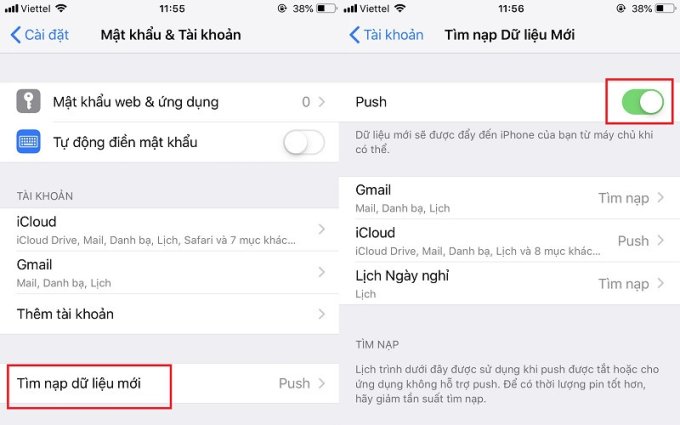 Đồng bộ danh bạ iPhone lên Gmail