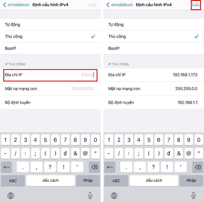 Cách đổi IP trên điện thoại iPhone