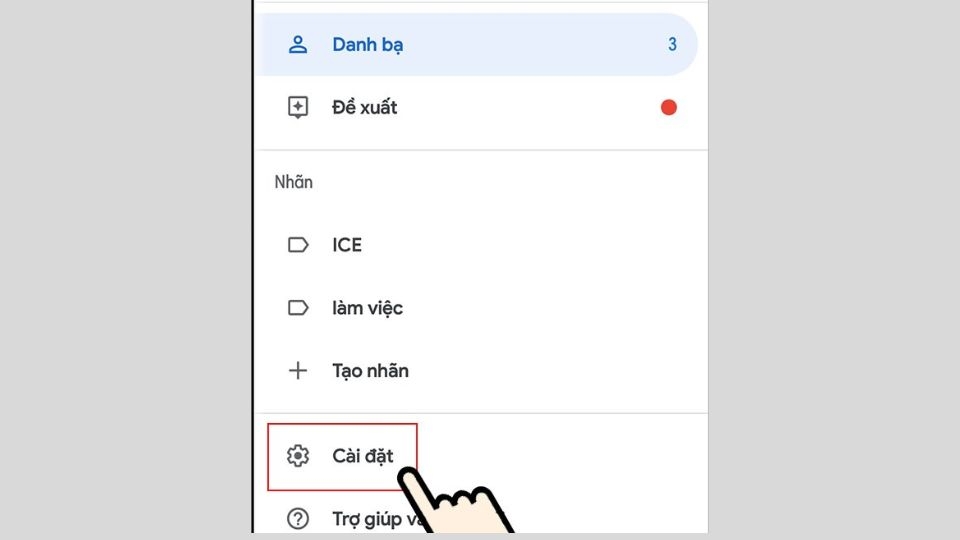 Khôi phục danh bạ đã xóa thông qua Gmail