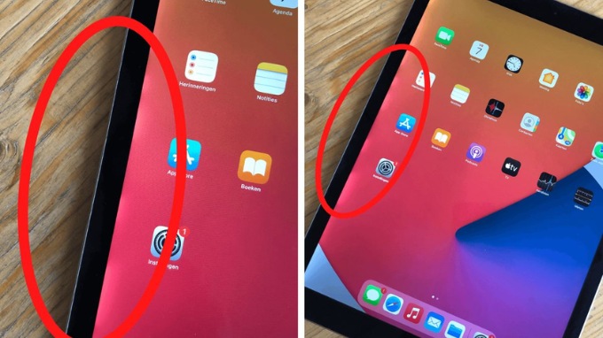 Nguyên nhân iPad bị hở sáng màn hình