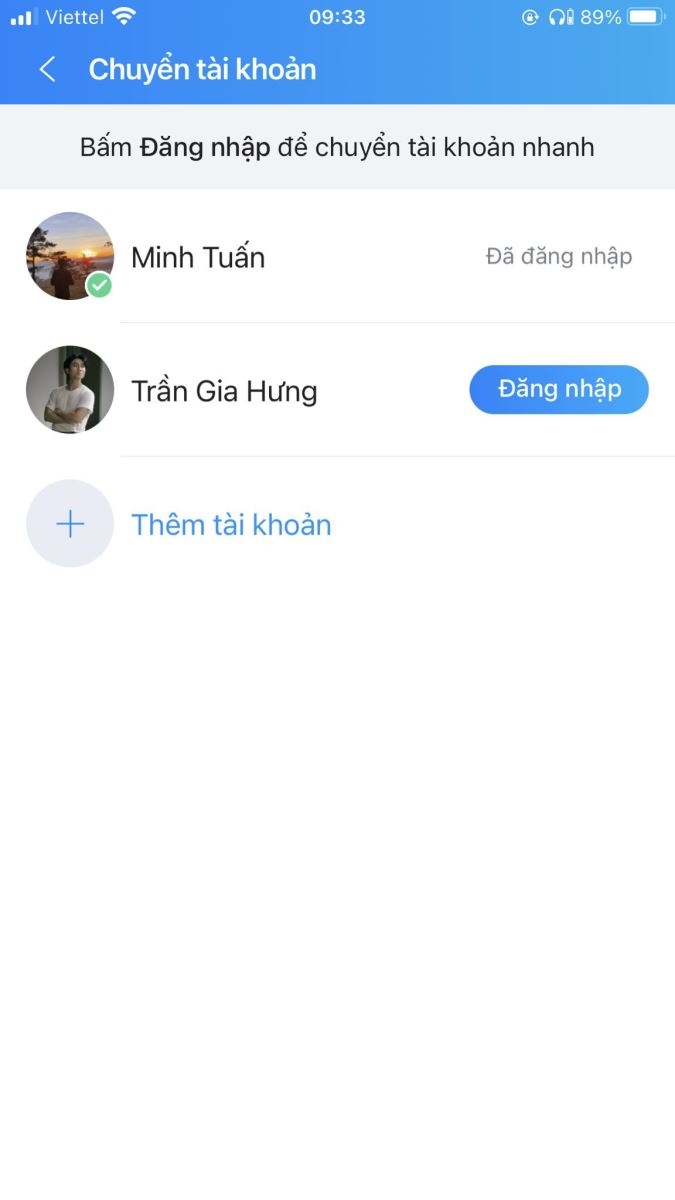 Cách đăng nhập Zalo thứ hai trên điện thoại