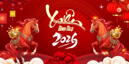 TOP 50+ hình nền background Tết Bính Ngọ 2026 đẹp nhất hiện nay