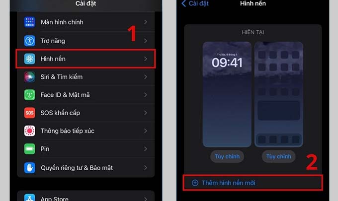 Cách đặt nhiều ảnh làm hình nền điện thoại iPhone 14 Pro Max cực đơn giản
