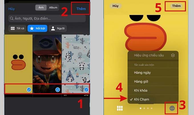 Cách đặt nhiều ảnh làm hình nền điện thoại iPhone 14 Pro Max cực đơn giản