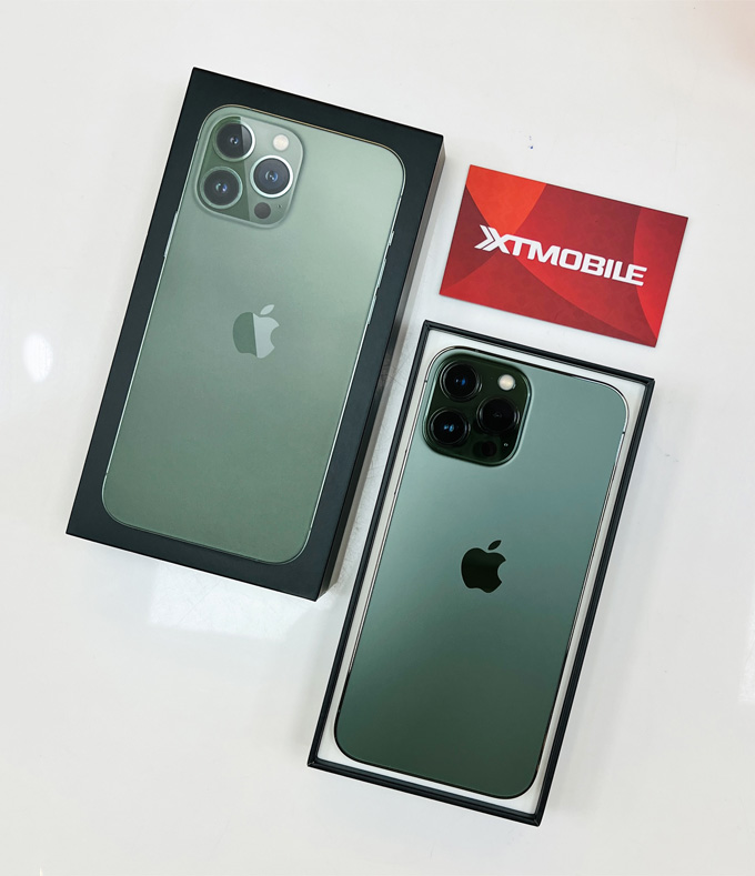 iPhone 13 Pro Max Alpine Green màu xanh lá