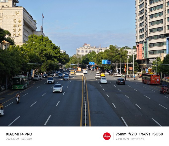 Ảnh chụp thu phóng của Xiaomi 14 Pro