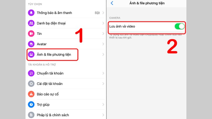 Tắt tính năng tự động tải về để giải phóng dung lượng điện thoại