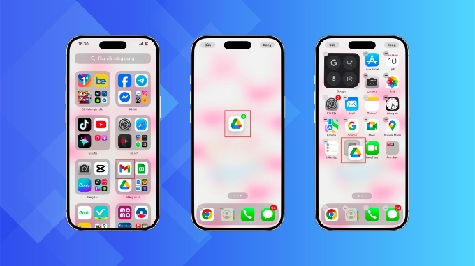 Cách đưa ứng dụng ra màn hình chính trên iPhone bằng thao tác kéo - thả