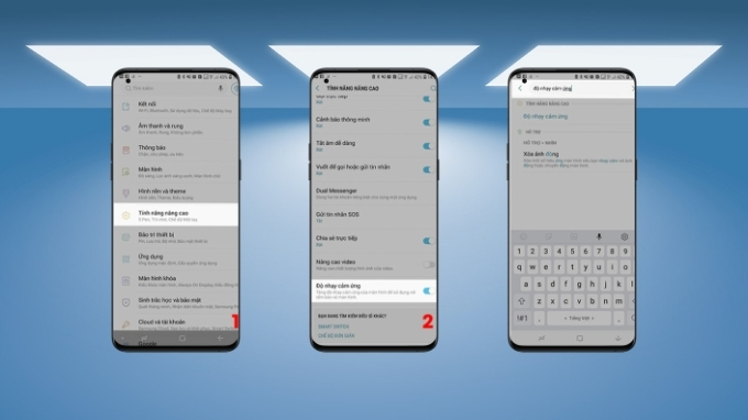 Khi màn hình điện thoại Android không nhạy, bạn nên tăng độ nhạy cho máy